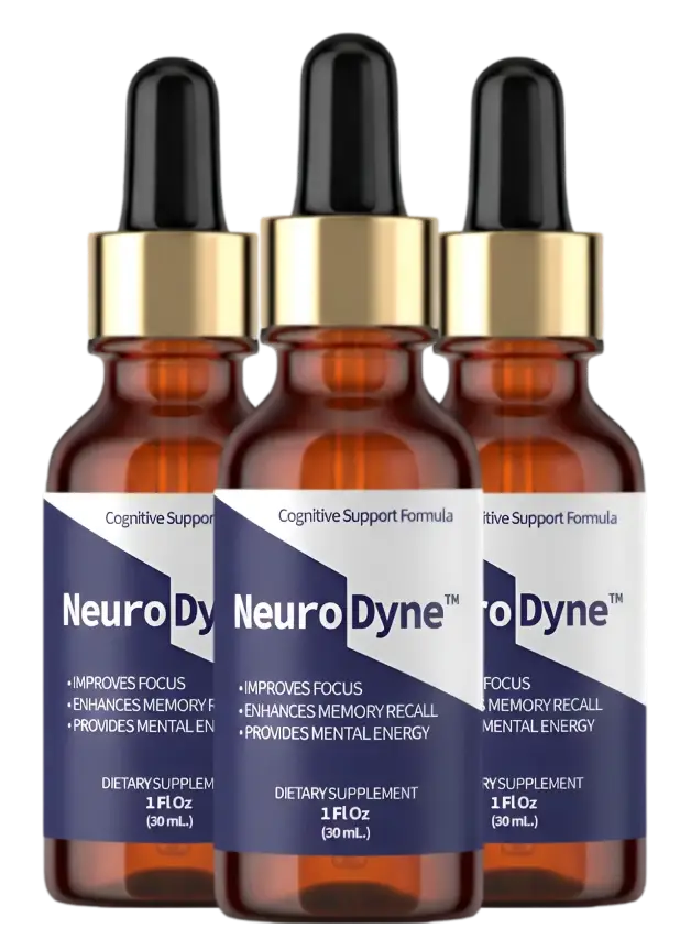 NeuroDyne brain support supplement bottles